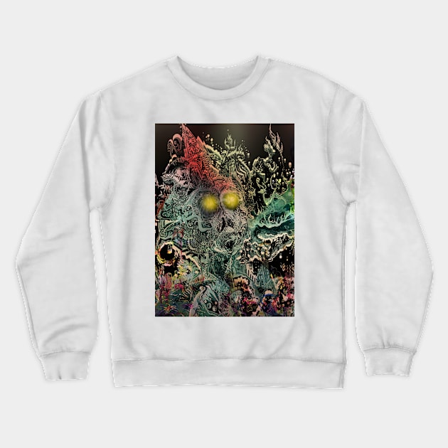 Monsteroso Comic book pen drawing 4 Crewneck Sweatshirt by grantwilson